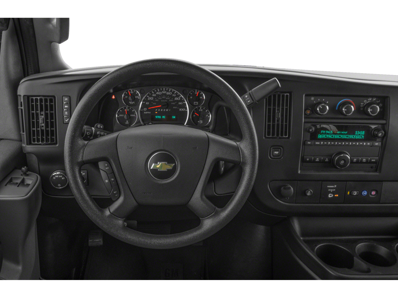 2024 Chevrolet Express 3500 Passenger LT Extended Van 3D