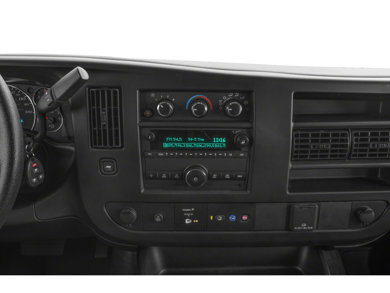 2024 Chevrolet Express 3500 Passenger LT Extended Van 3D