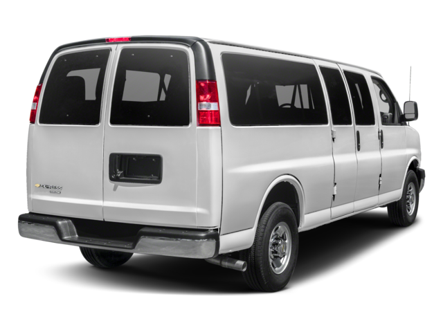 2018 Chevrolet Express 3500 Passenger LT Extended Van 3D