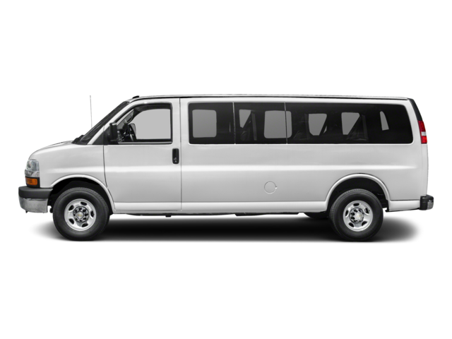 2018 Chevrolet Express 3500 Passenger LT Extended Van 3D