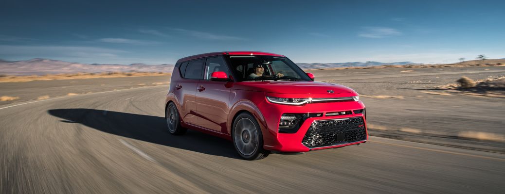 2020 Kia Soul on road