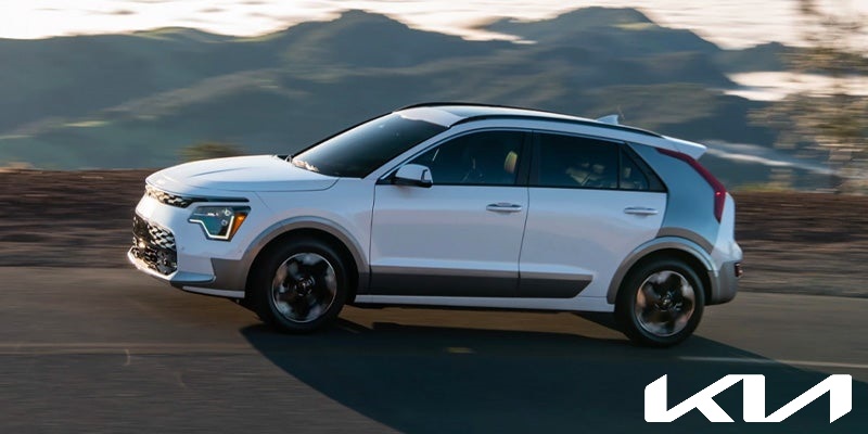 A 2024 Kia Niro driving near Hayward, CA
