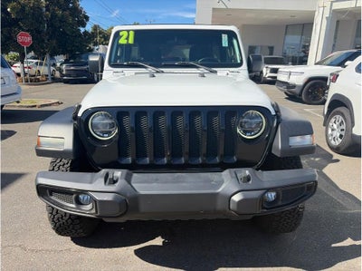 2021 Jeep Wrangler Unlimited Willys Sport Utility 4D