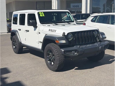 2021 Jeep Wrangler Unlimited Willys Sport Utility 4D