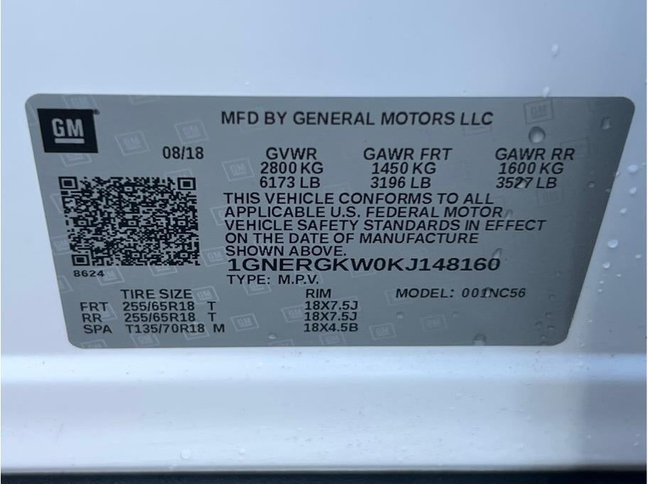 2019 Chevrolet Traverse LT Sport Utility 4D