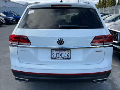 2021 Volkswagen Atlas SE 4Motion w/Tech Pkg Sport Utility 4D