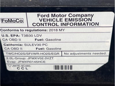 2018 Ford Fusion S Hybrid Sedan 4D