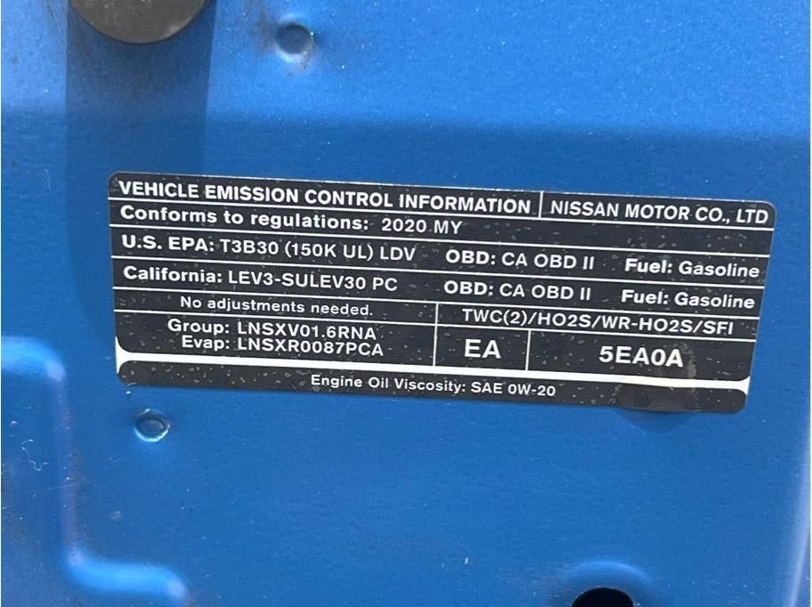 2020 Nissan Versa SV Sedan 4D