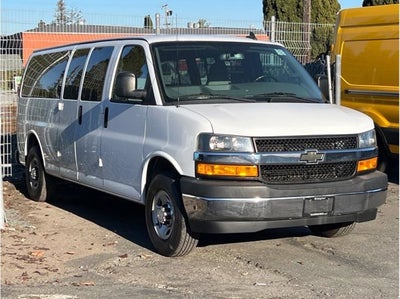 2018 Chevrolet Express 3500 Passenger LT Extended Van 3D