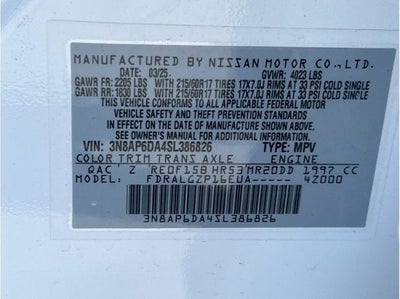 2025 Nissan Kicks SR Sport Utility 4D