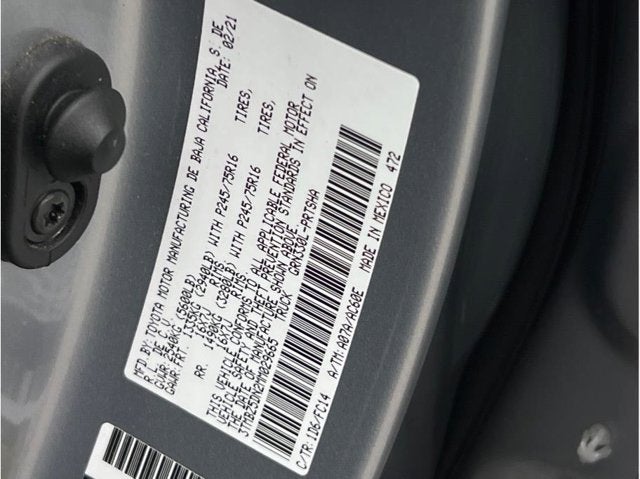 2021 Toyota Tacoma Double Cab SR5 Pickup 4D 6 ft