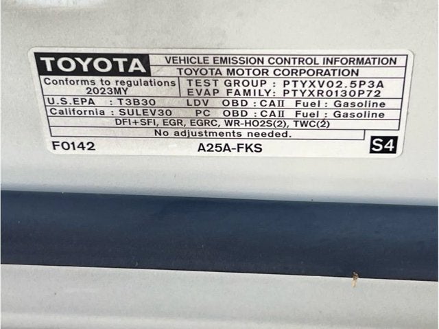 2023 Toyota Camry LE Sedan 4D