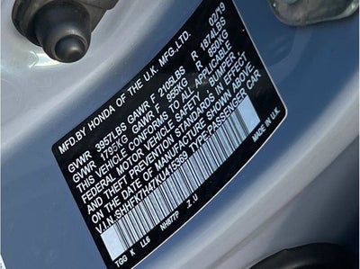 2019 Honda Civic Sport Hatchback 4D