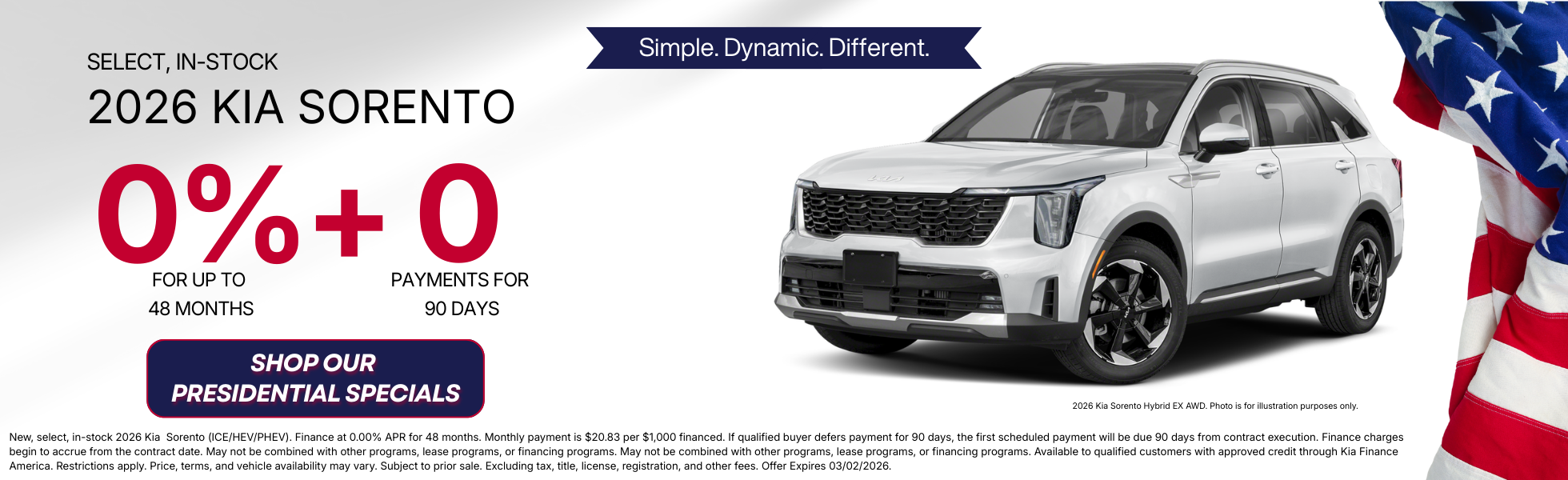 Presidents' Day Sales Event!